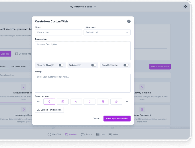 Preferences Feature